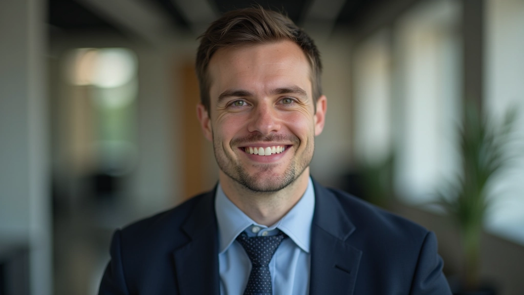 Ekonomista se specializací na státní rozpočet, portrét z hrudníku, přátelský výraz, kancelářské prostředí