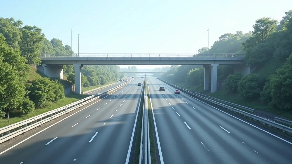 Infrastruktura — moderní silnice a mostní stavby v České republice